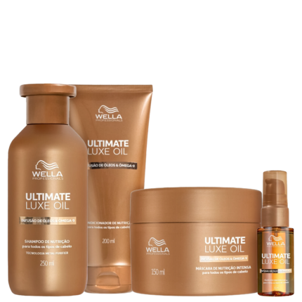 Kit Wella Professionals Ultimate Luxe Oil (4 Produtos)