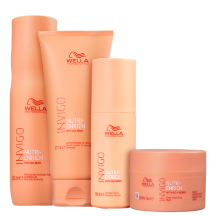 Kit Wella Professionals Invigo Nutri-Enrich Wonder Balm (4 Produtos)
