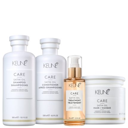 Kit Keune Satin Oil Treatment (4 Produtos)