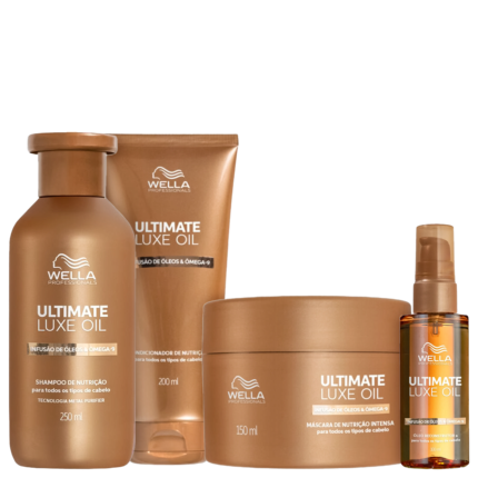 Kit Wella Professionals Ultimate Luxe Oil Frizz Control (4 Produtos)