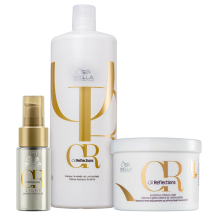 Kit Wella Professionals Oil Reflections Trio Salon Shine (3 Produtos)