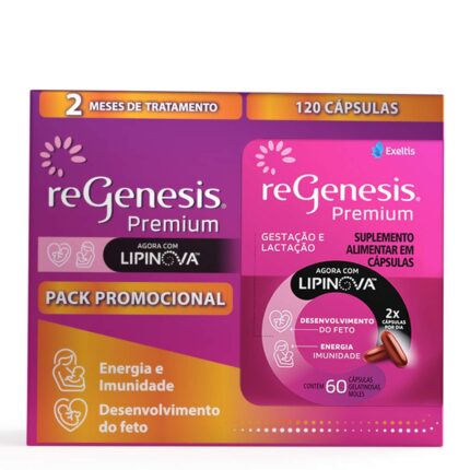 Regenesis 60 Cápsulas Moles - Embalagem Promocional