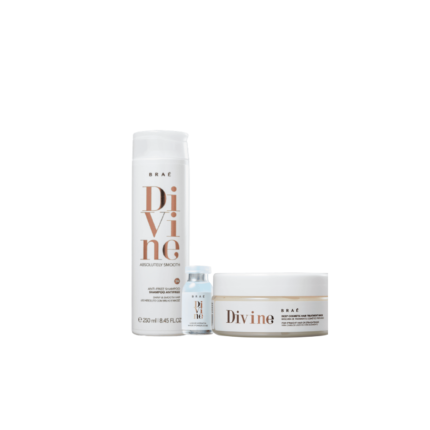 Kit Shampoo, Máscara e Ampola Divine - Braé