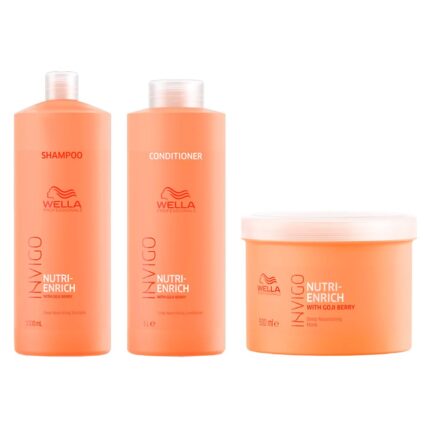 Kit Wella Professionals Invigo Nutri-Enrich Tripla Ação Salão (3 Produtos)